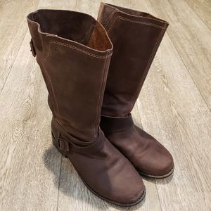 Olukia Pa'ia brown leather boots
